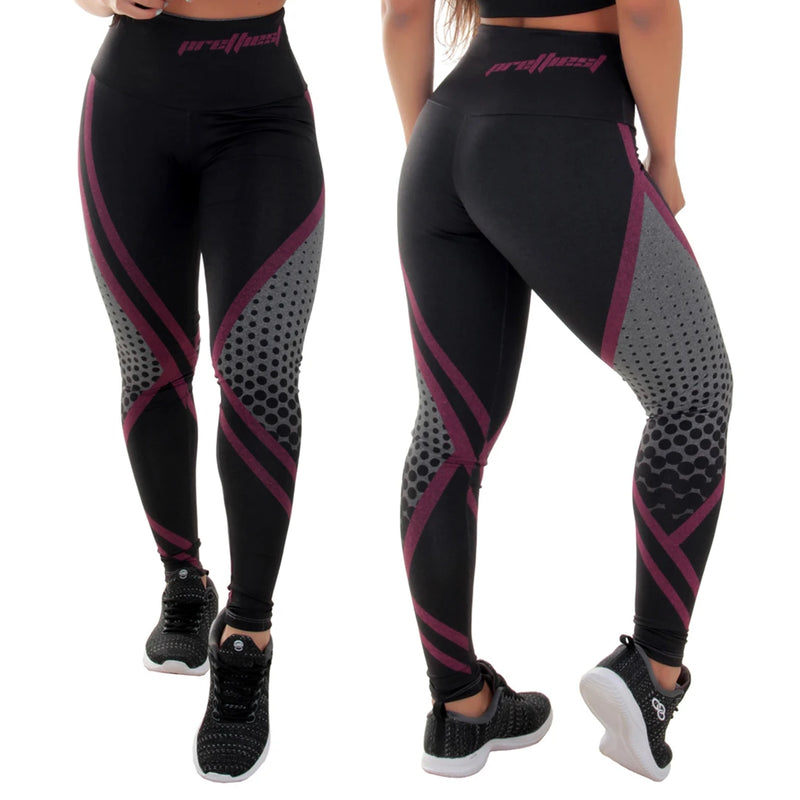 KIT 3 LEGGINGS DIVERSAS BOLHA/SPIDER/BORBOLETA ZERO TRANSPARÊNCIA